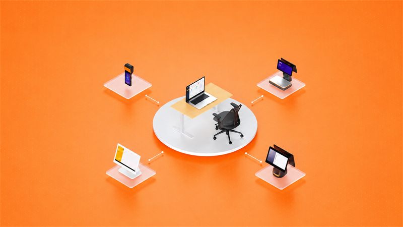 Sunmi DMP device management platform managing a fleet of devices