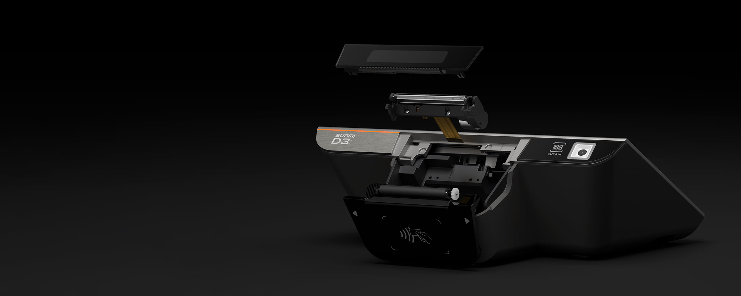 Built-in 80mm printer