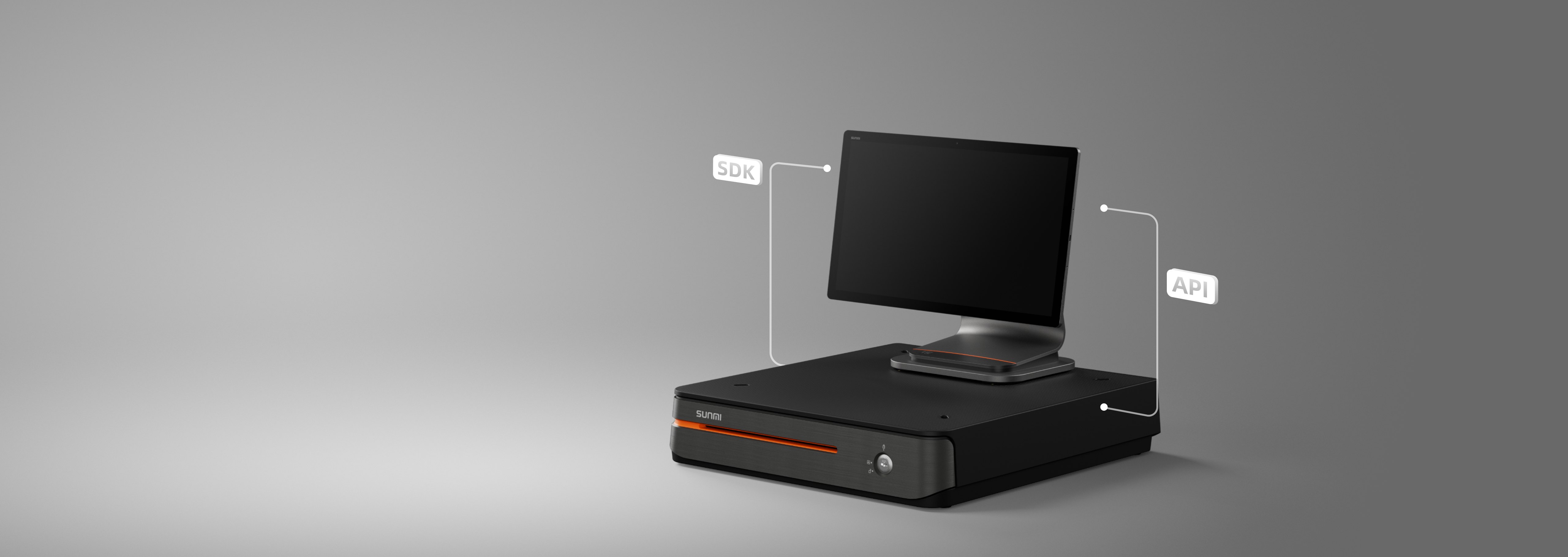 Sunmi Max Cash Drawer 3-position key lock close-up