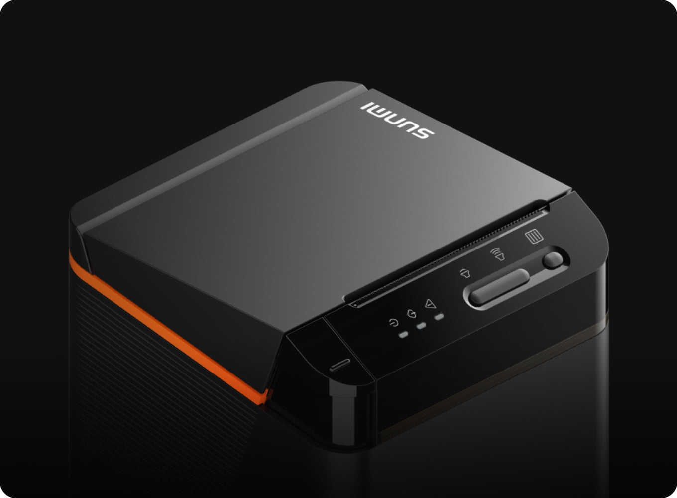 Sunmi 80mm Label Printer in black