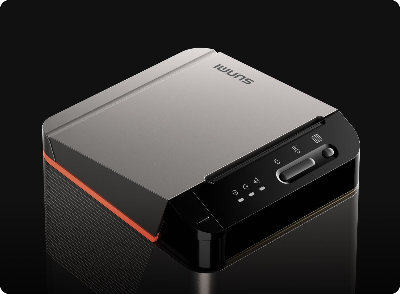Sunmi 80mm Kitchen Cloud Printer in silver