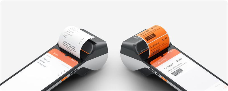 Sunmi V3 printing a receipt from its built-in 58mm printer