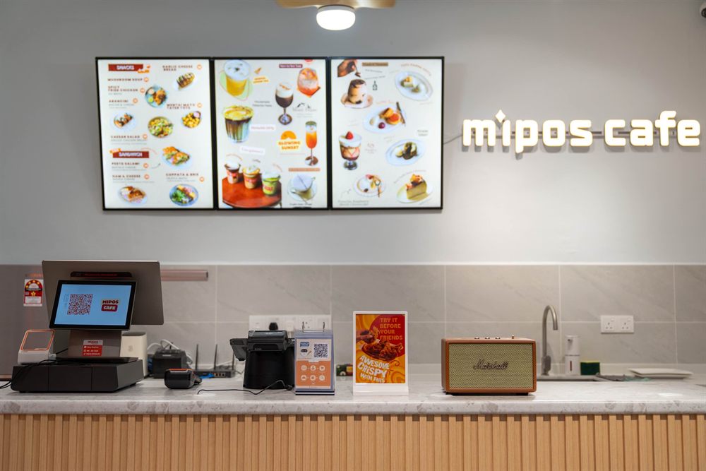 The Mipos cafe counter at the Sunmi Home in Cheras, Kuala Lumpur